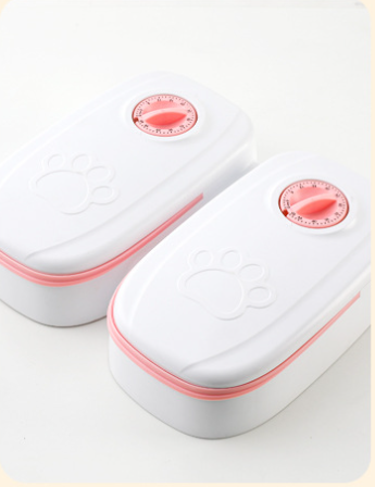 Automatic Pet Feeder Smart Food Dispenser For Cats Dogs Timer Stainless Steel Bowl Auto Dog Cat Pet Feeding Pets Supplie