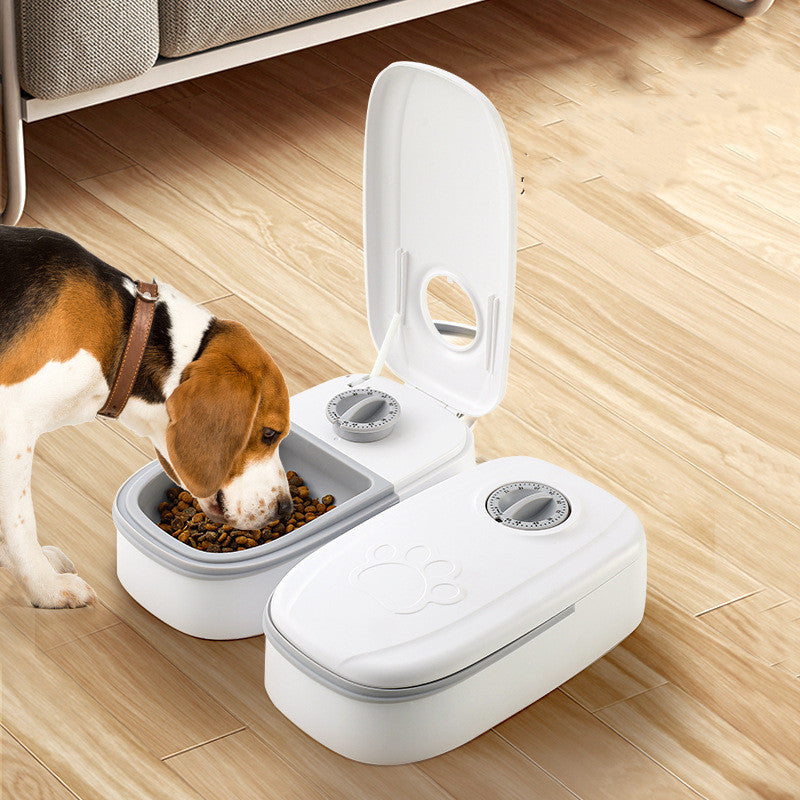Automatic Pet Feeder Smart Food Dispenser For Cats Dogs Timer Stainless Steel Bowl Auto Dog Cat Pet Feeding Pets Supplie